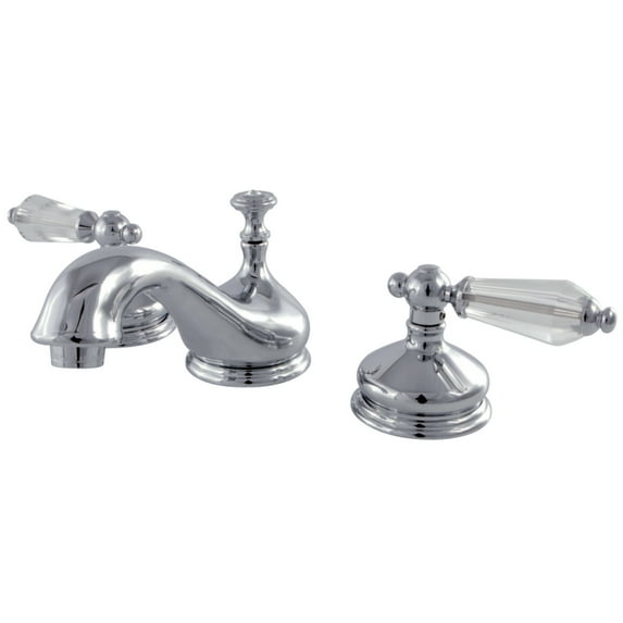 Kingston Brass KS1161WLL 8 in. Widespread Bathroom Faucet, Polished Chrome