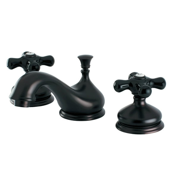 Kingston Brass KS1165PKX Duchess Widespread Bathroom Faucet with Brass Pop-Up, Oil Rubbed Bronze