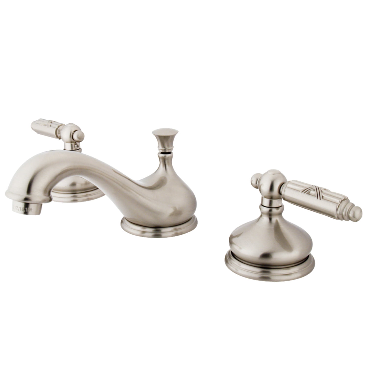 Kingston Brass KS1168GL 8 in. Widespread Bathroom Faucet, Brushed Nickel