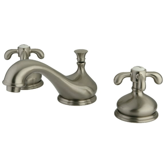 Kingston Brass KS1168TX 8 in. Widespread Bathroom Faucet, Brushed Nickel