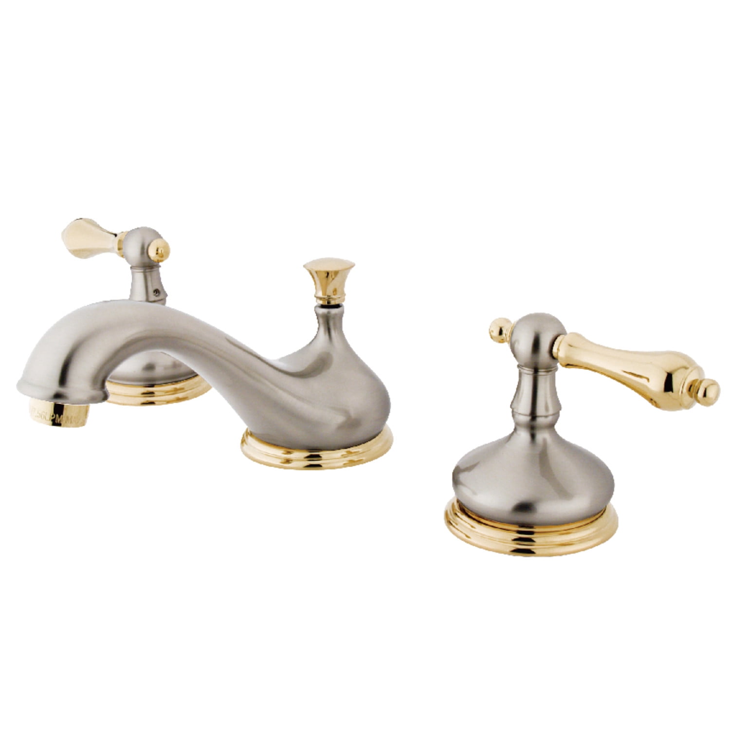 Kingston Brass KS1169AL 8 in. Widespread Bathroom Faucet, Brushed