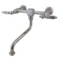 thumbnail image 1 of Kingston Brass KS1218GL Wall Mount Bathroom Faucet, Brushed Nickel, 1 of 2