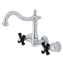 Kingston Brass KS1251PKX Duchess Two-Handle Wall Mount Bathroom Faucet, Polished Chrome