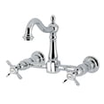 thumbnail image 1 of Kingston Brass KS1261BEX Essex Bridge Kitchen Faucet, Polished Chrome, 1 of 5