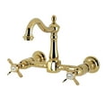thumbnail image 1 of Kingston Brass KS1262BEX Essex Bridge Kitchen Faucet, Polished Brass, 1 of 5