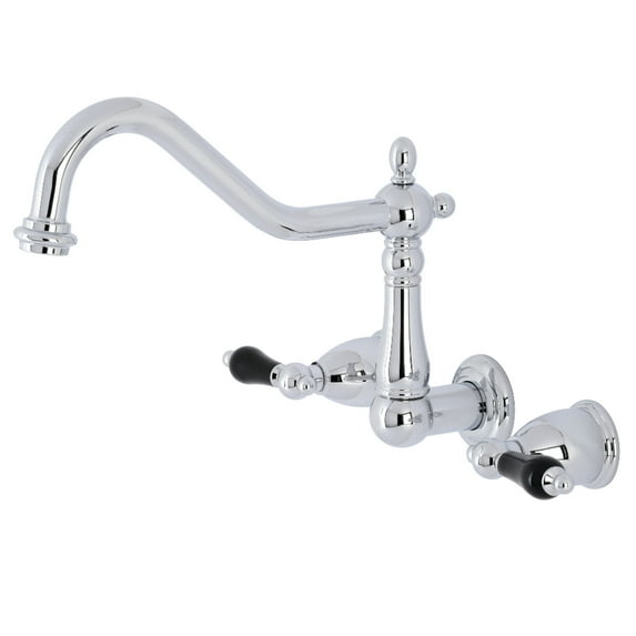 Kingston Brass KS1281PKL Duchess Wall Mount Kitchen Faucet, Polished Chrome
