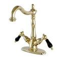 thumbnail image 1 of Kingston Brass KS1492PKL Duchess Vessel Standard Mount Bathroom Faucet, Polished Brass, 1 of 4