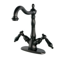 Kingston Brass KS1495PKL Duchess Standard Mount Vessel Bathroom Faucet, Oil Rubbed Bronze