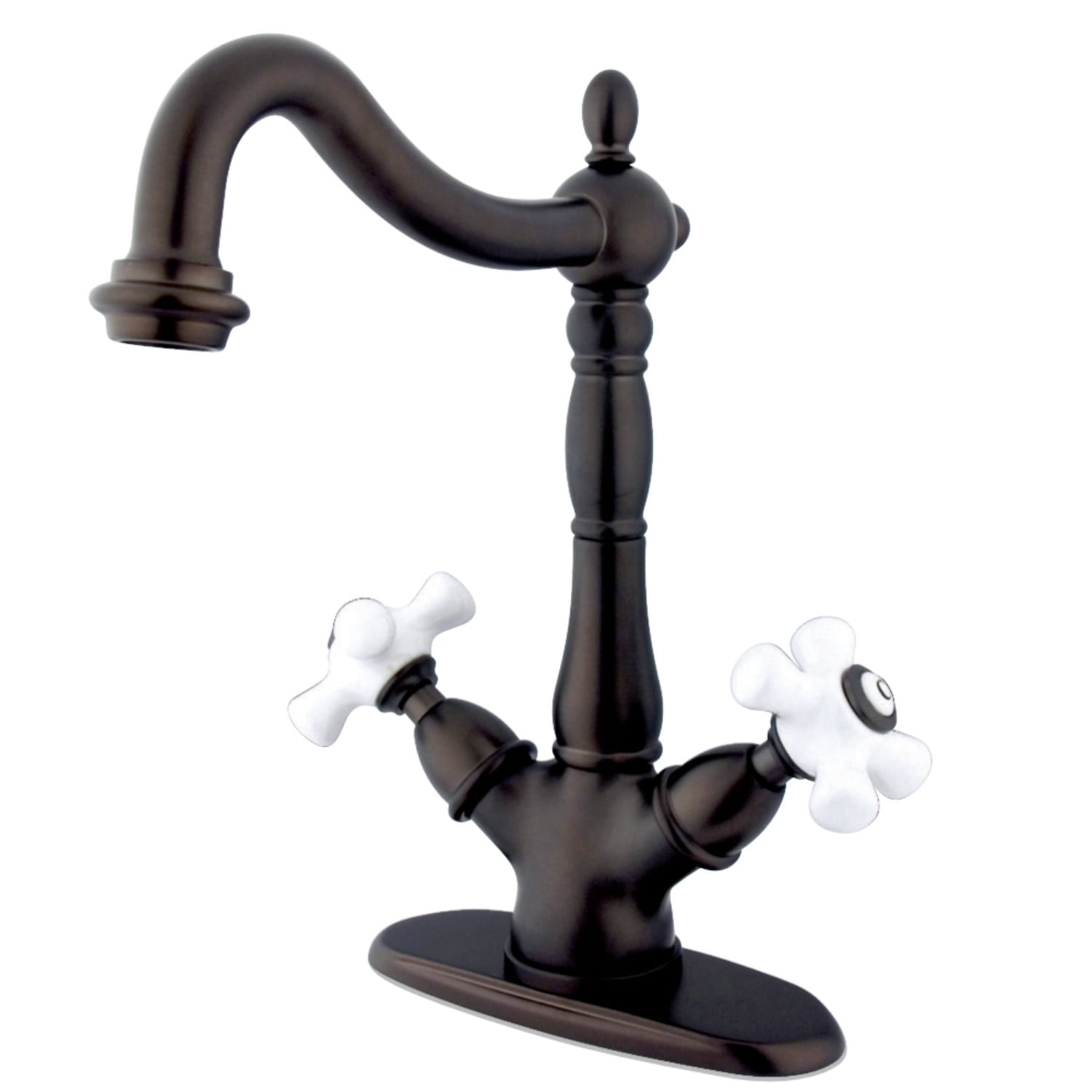 Kingston Brass KS1495PX Vessel Sink Faucet, Oil Rubbed Bronze
