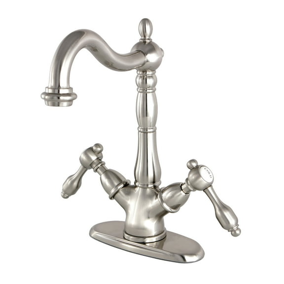 Kingston Brass KS1498TAL Vessel Bathroom Faucet, Brushed Nickel