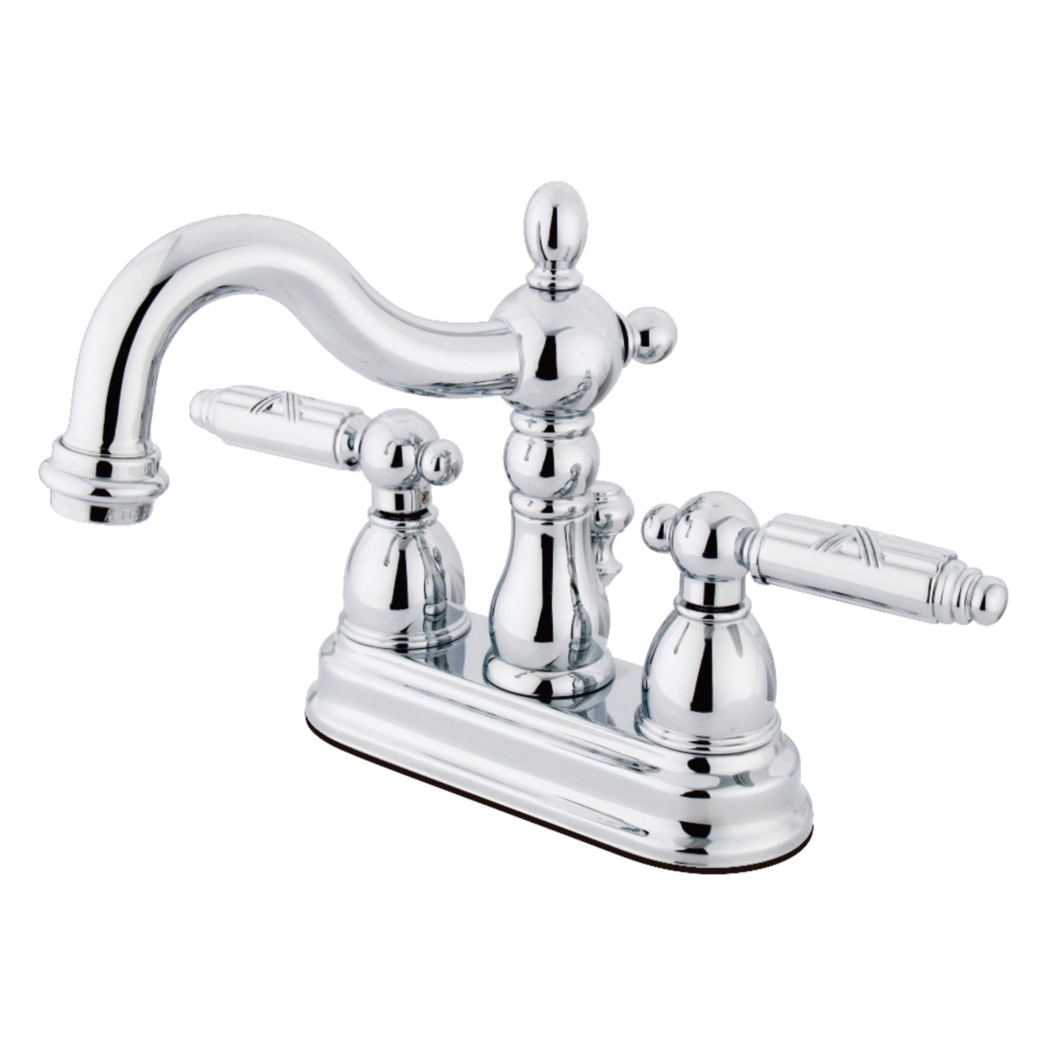 Kingston Brass KS1601GL 4 in. Centerset Bathroom Faucet, Polished Chrome