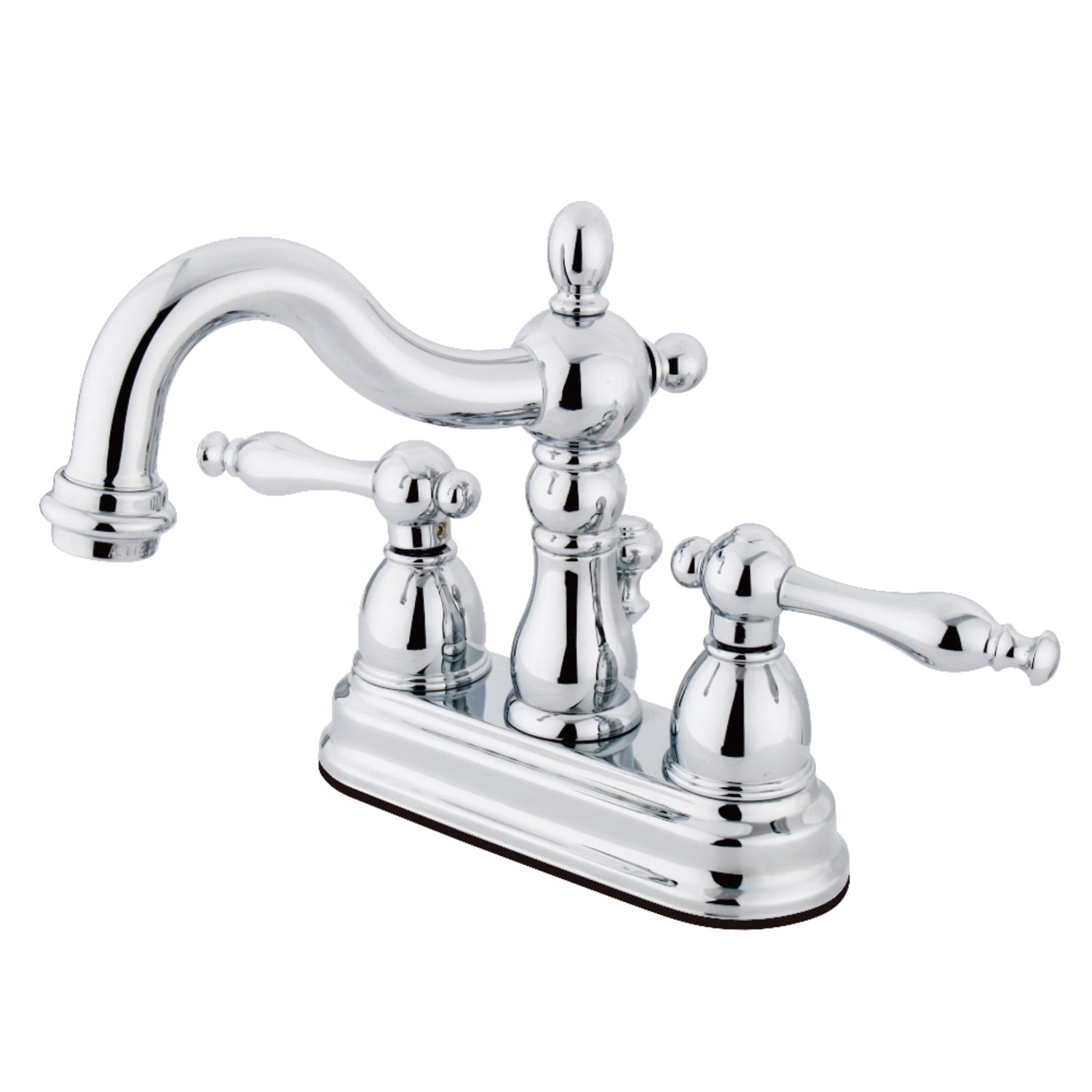 Kingston Brass KS1601NL 4 in. Centerset Bathroom Faucet, Polished Chrome