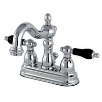 Kingston Brass KS1601PKL 4 in. Centerset Bathroom Faucet, Polished Chrome