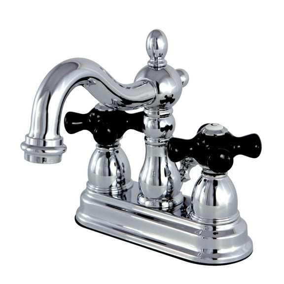 Kingston Brass KS1601PKX 4 in. Centerset Bathroom Faucet, Polished Chrome