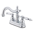 thumbnail image 1 of Kingston Brass KS1601TL 4 in. Centerset Bathroom Faucet, Polished Chrome, 1 of 2