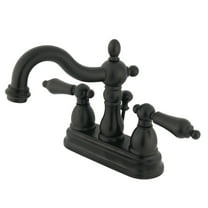 Kingston Brass KS1605AL 4 in. Centerset Bathroom Faucet, Oil Rubbed Bronze