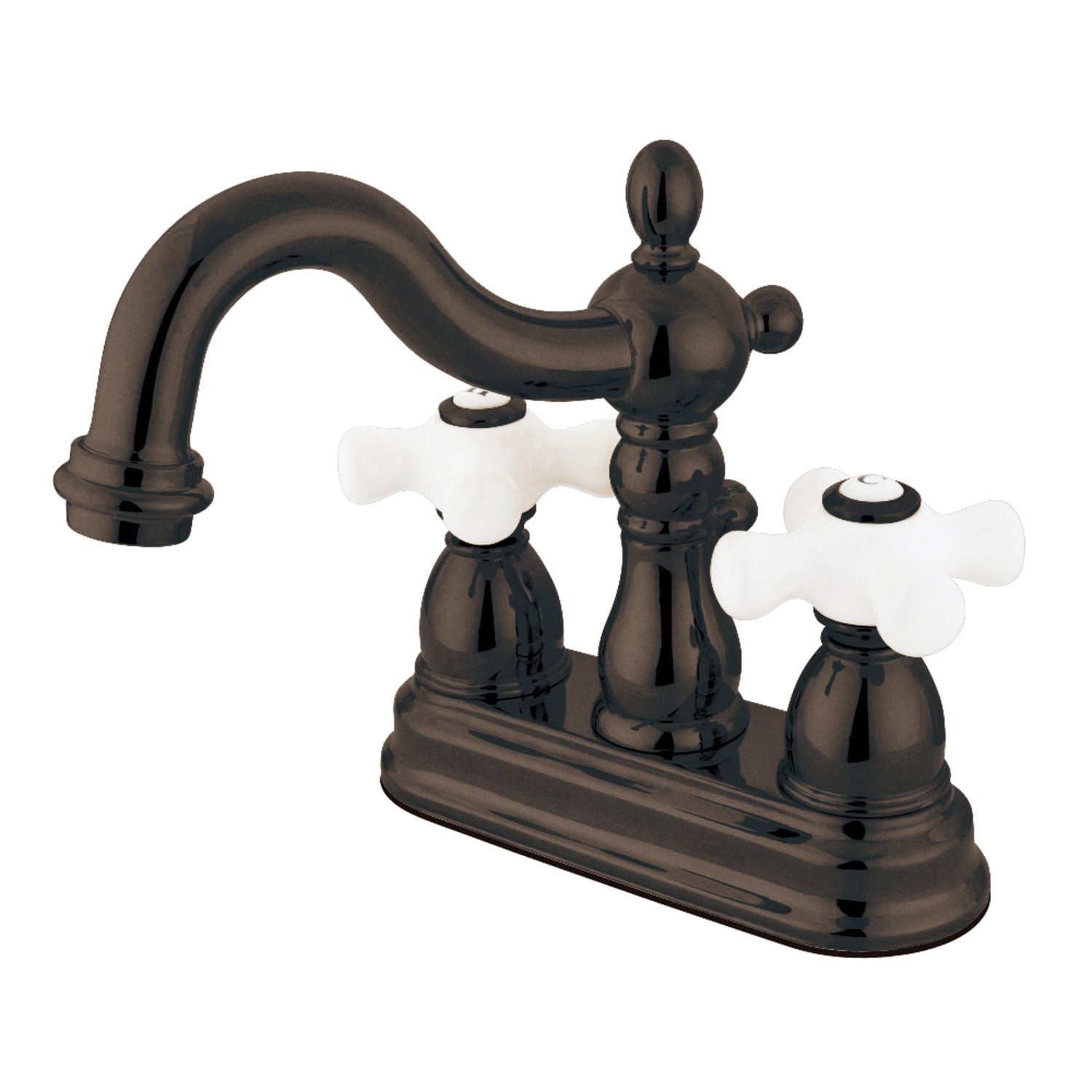 Kingston Brass KS1605PX Two Handle in. Centerset Lavatory Faucet with  Brass Pop-up 浴室、浴槽、洗面所