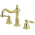 thumbnail image 1 of Kingston Brass Heritage Two Handle 8" to 14" Widespread Lavatory Faucet with Brass Pop-up, 1 of 2