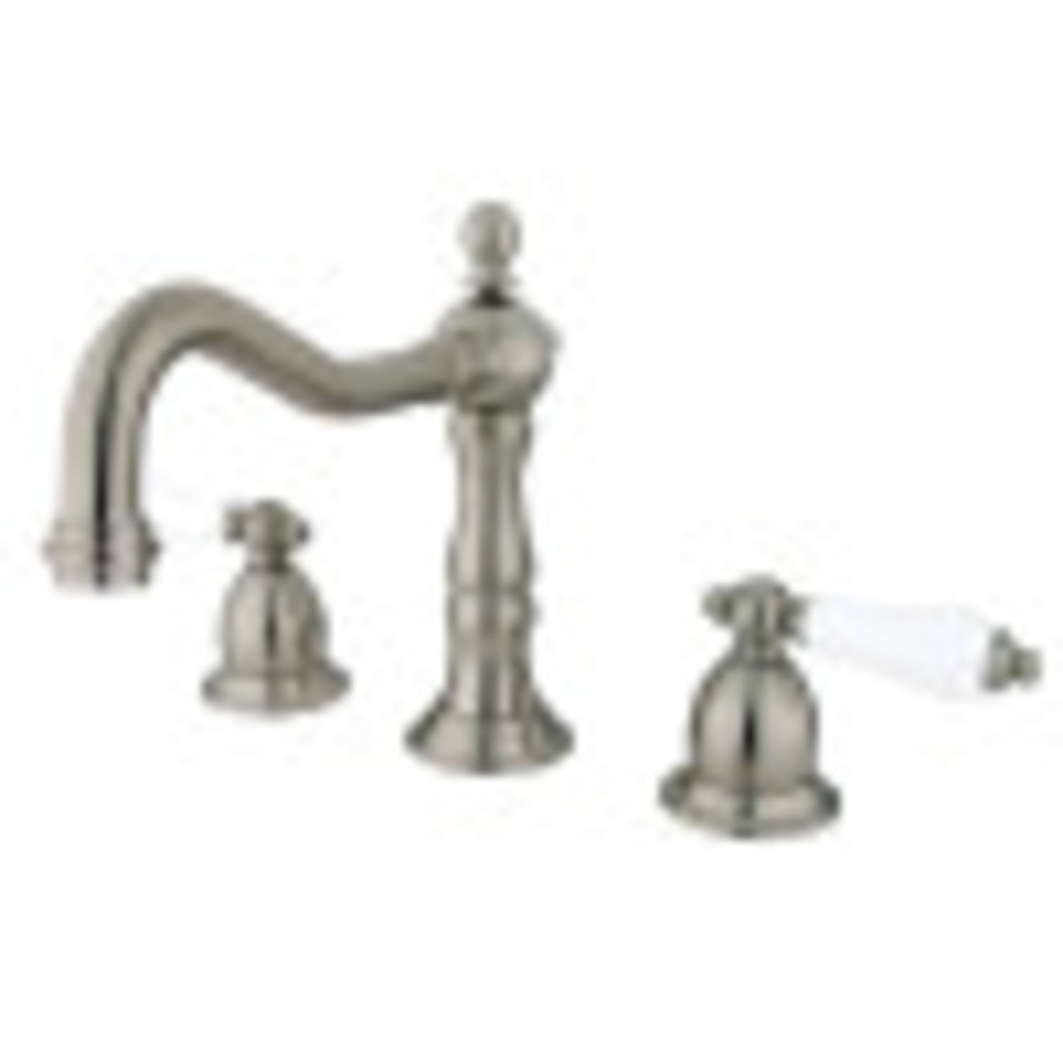 Heritage 8-Inch Polished Chrome Widespread Bathroom Faucet