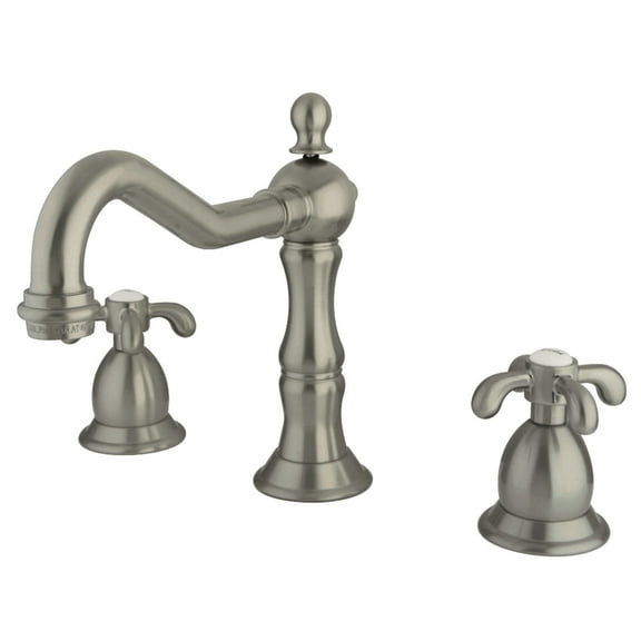 Kingston Brass KS1978TX 8 in. Widespread Bathroom Faucet, Brushed Nickel