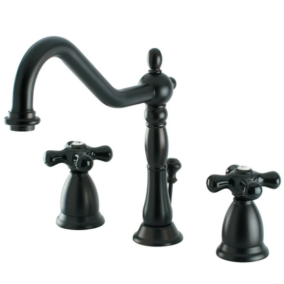 Kingston Brass KS1995PKX 8 in. Widespread Bathroom Faucet, Oil Rubbed Bronze