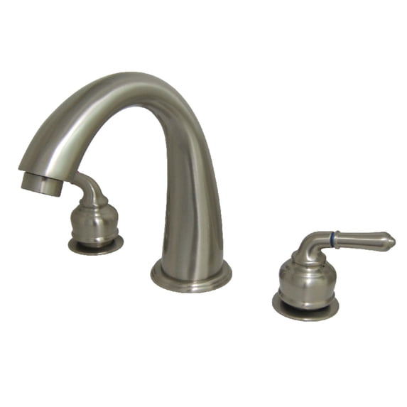 Kingston Brass KS2368 Milano Two-Handle Roman Tub Faucet, Brushed Nickel