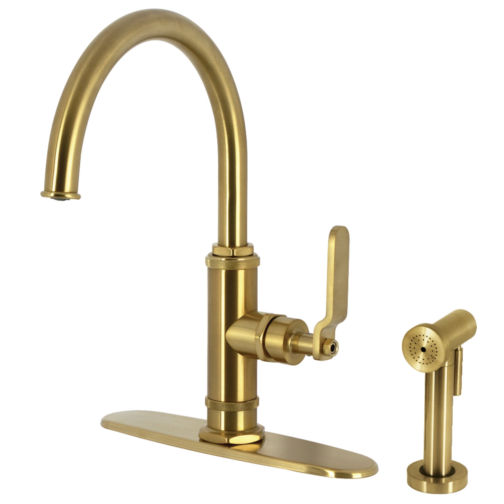Kingston Brass KS2438KL Whitaker Single-Handle Kitchen Faucet with