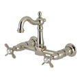 thumbnail image 1 of Kingston Brass KS2448BEX Essex Bridge Kitchen Faucet, Brushed Nickel, 1 of 4