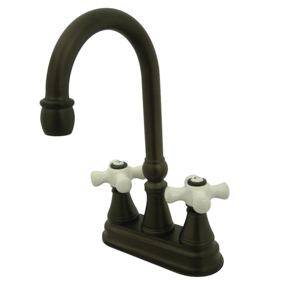Kingston Brass KS2495PX Bar Faucet, Oil Rubbed Bronze