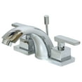 thumbnail image 1 of Kingston Brass KS2951QLL Executive Mini-Widespread Bathroom Faucet, Polished Chrome, 1 of 2