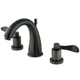 thumbnail image 1 of Kingston Brass KS2965DFL 8 in. Widespread Bathroom Faucet, Oil Rubbed Bronze, 1 of 2