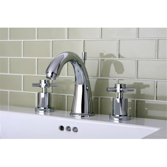 Kingston Brass KS2968DX Concord Widespread Lavatory Faucet, 7-Inch Spout Reac...