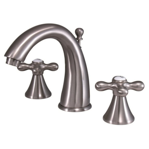Kingston Brass KS2978AX 8 in. Widespread Bathroom Faucet, Brushed Nickel