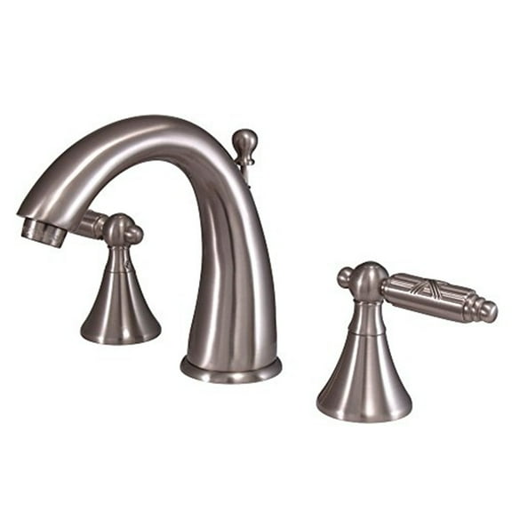 Kingston Brass KS2978GL Two Handle 8 in. to 16 in. Widespread Lavatory Faucet with Brass Pop-up