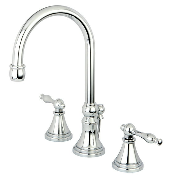 Kingston Brass KS2981NL 8 in. Widespread Bathroom Faucet, Polished Chrome