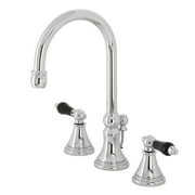 Kingston Brass KS2981PKL Duchess Widespread Bathroom Faucet with Brass Pop-Up, Polished Chrome