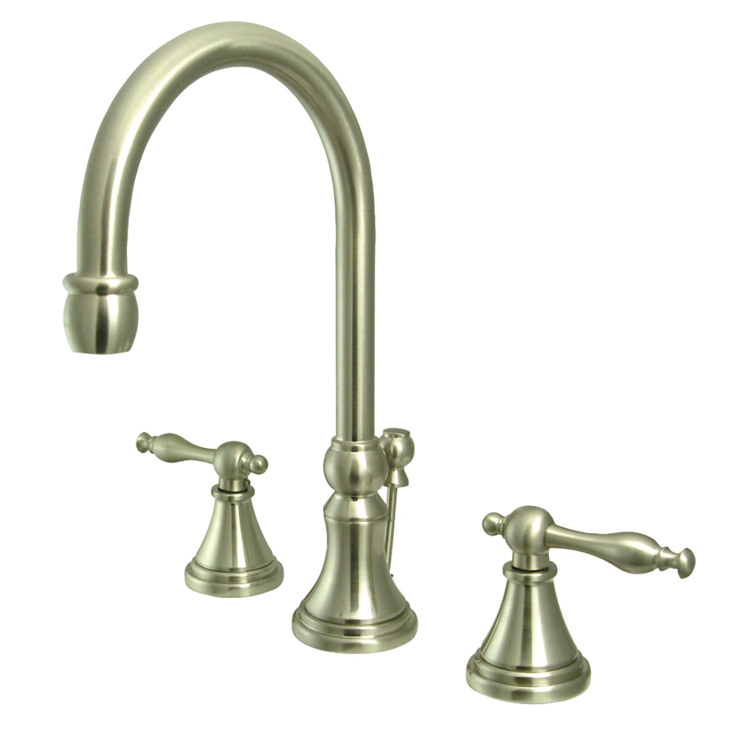 Kingston Brass KS2988NL 8 in. Widespread Bathroom Faucet, Brushed Nickel