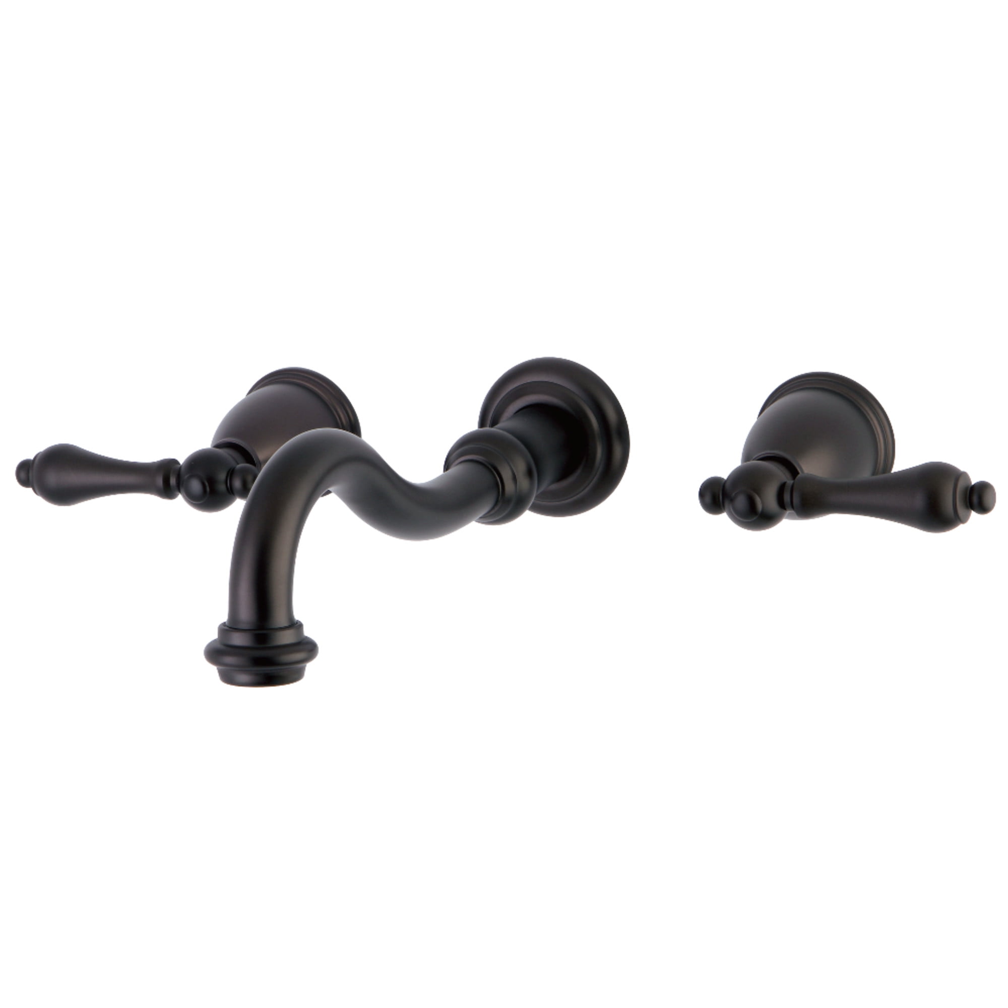 Kingston Brass KS3025AL Restoration Two-Handle Wall Mount Roman Tub Faucet, Oil Rubbed Bronze
