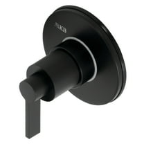 Kingston Brass KS3030NDL NuvoFusion 3-Way Diverter Valve with Trim Kit, Matte Black