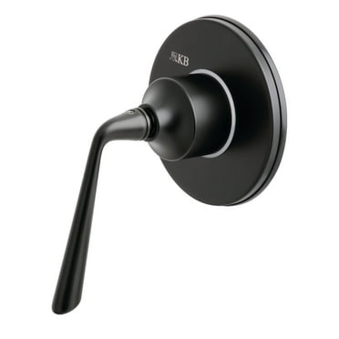 Kingston Brass KS3030ZL 3-Way Diverter Valve with Trim Kit, Matte Black