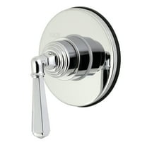 Kingston Brass KS3031HL 3-Way Diverter Valve with Trim Kit, Polished Chrome