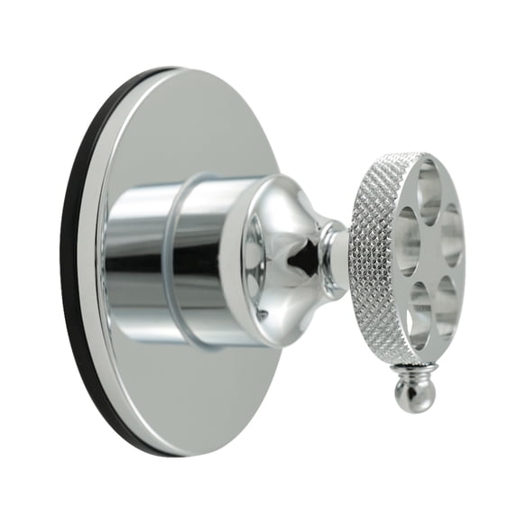 Kingston Brass KS3031RKX Webb Single-Handle Three-Way Diverter Valve with Round Trim Kit, Polished Chrome