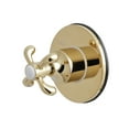 thumbnail image 1 of Kingston Brass KS3032TX 3-Way Diverter Valve with Trim Kit, Polished Brass, 1 of 7