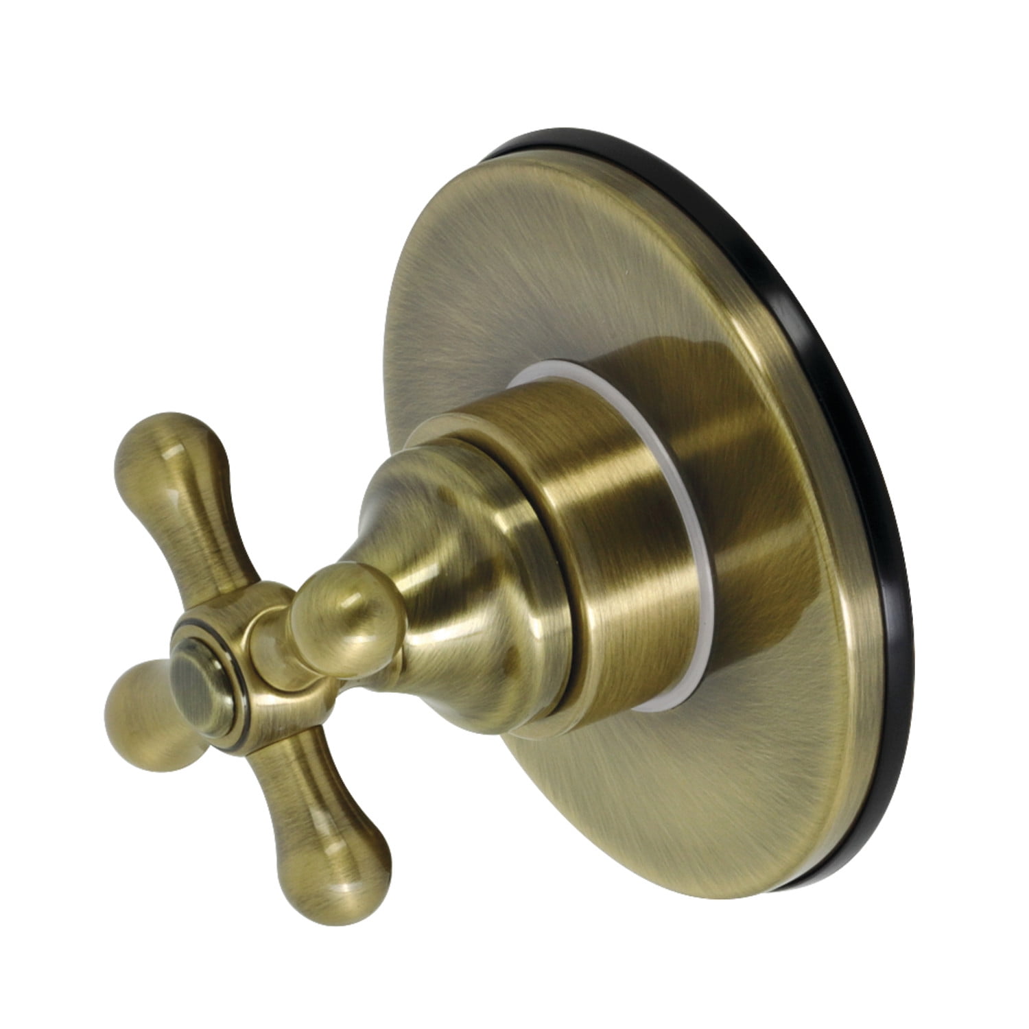 Kingston Brass KS3033AX 3-Way Diverter Valve with Trim Kit, Antique Brass