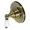 thumbnail image 1 of Kingston Brass KS3033PL 3-Way Diverter Valve with Trim Kit, Antique Brass, 1 of 4