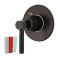 thumbnail image 1 of Kingston Brass KS3035DKL Kaiser Single-Handle Three-Way Diverter Valve with Round Trim Kit in Oil Rubbed Bronze, 1 of 9