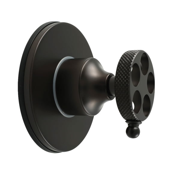 Kingston Brass KS3035RKX Webb Single-Handle Three-Way Diverter Valve with Round Trim Kit, Oil Rubbed Bronze