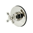 thumbnail image 1 of Kingston Brass KS3036BX 3-Way Diverter Valve with Trim Kit, Polished Nickel, 1 of 3