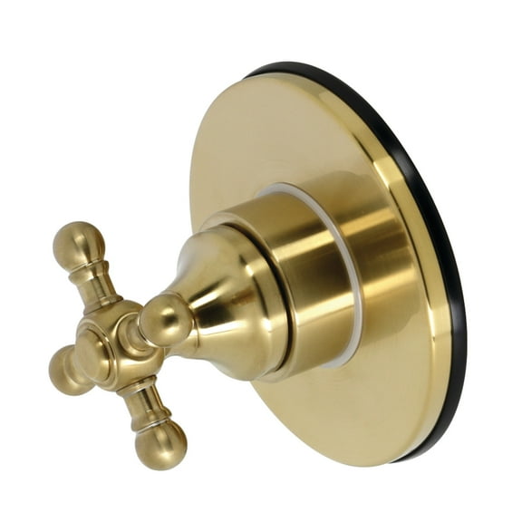 Kingston Brass KS3037BX 3-Way Diverter Valve with Trim Kit, Brushed Brass