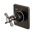 thumbnail image 1 of Kingston Brass KS3045BEX 3-Way Diverter Valve with Trim Kit, Oil Rubbed Bronze, 1 of 7